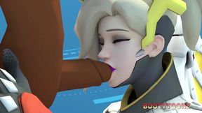 Mercy's Big Ass Gets Fucked Hardcore in 3D Hentai Cartoon by BBC