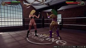 Lady Marvel VS Jennifer Walters (Naked Fighter 3D)