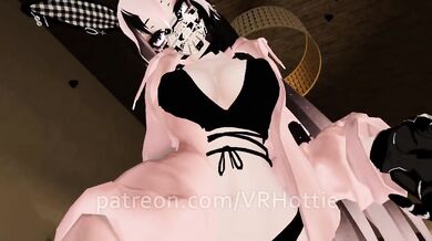 Bunny girl takes control in cowgirl POV stripping down your jacket duties