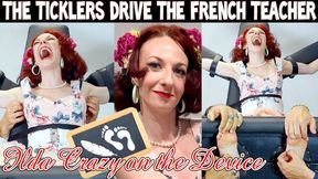 THE TICKLERS DRIVE THE FRENCH TEACHER ILDA CRAZY ON THE DEVICE - FULL HD MP4