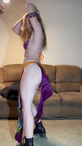 Custom Request - Princess Zelda Cosplay Bikini Sexy Dance to Promiscuous Girl