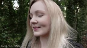 Flashing and masturbating in the woods (1080p mp4)