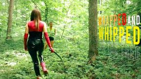 Whipping between trees