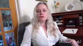 Auntjudys - Your Horny Mature Boss Andrea Ann Sucks Your Cock at the Office