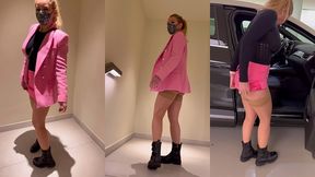 puis nouvelle exhib en me dirigeant a la voiture