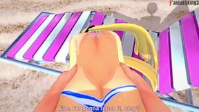Marie Rose's juicy ass&#x1F351; gets pounded in free POV beach bang fest!