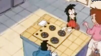 Watch this naughty cartoon featuring goofy babes in hot action!