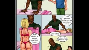 Finnish cartoon - Hotwife on vacation