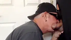Gray Dilf Teasing Balls And Giving Bj Through