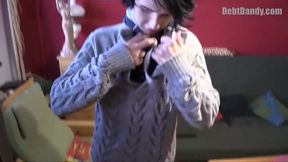 POV ~ Long-Haired Twink Owes a Blowjob, Gets Fucked Instead - Debt Dandy