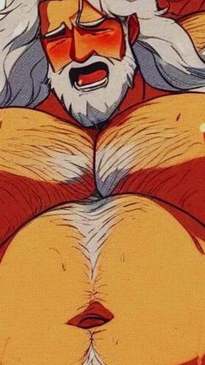 The Old Wizard of the Kingdom Likes to Give His Ass to the Subjects of the Castle. Anime Hentai Fantasy