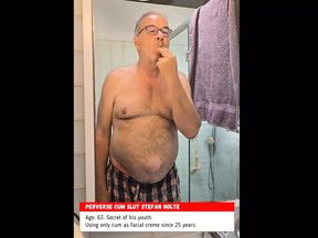 Slut Stefan Nolte preparing for an important customer meeting