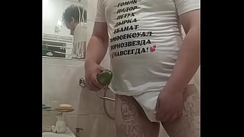 A guy from Eastern Europe discovered his talent for porn filming: his huge round ass is perfect for anal sex!