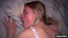 big booty blonde manhandled in the college dorm - miradavid - premium