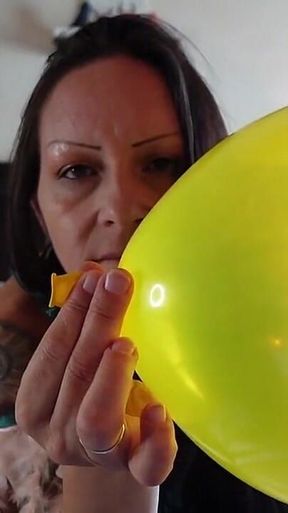 I Blow You Stroke I Want to Tease You with My Balloons, I Want to Watch You Stroke Your Cock to Every Blow of Breath