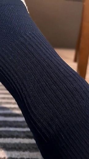 My Feet Getting Massaged After the Match