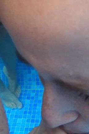 Hotties lick cum off dick after sucking it hard