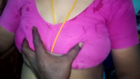Indian Bhabhi's Homemade Boob Joyride