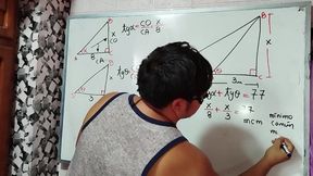 27 Trigonometry Calculate the Height and Area of the Triangle - Sexual Mathematics - Azaghal Soul