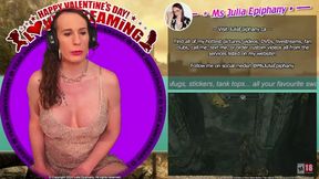 Another few excerpts from my Valentine's Day show, just dorking around toying Skyrim!