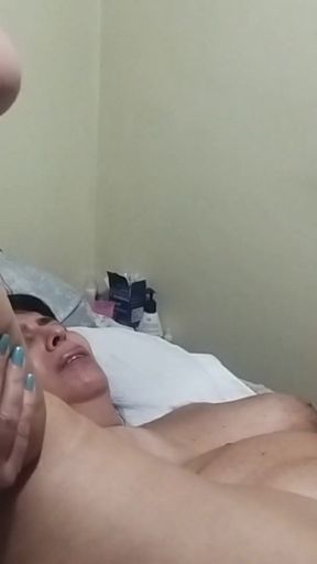 Playing with my wife's pussy and anus and then fucking her with all my strength   Clip 1