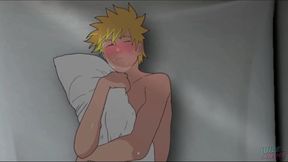 Naruto's steamy dream leaks into pillow punishment YAOI hentai