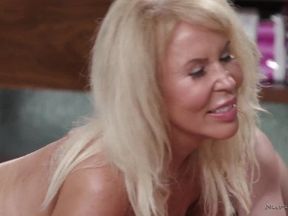 Nuru massage threeway with mature Erica Lauren and Dee Williams