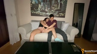 I invited a friend over to watch a movie, but we got horny and plans changed