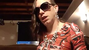 Fine crossdresser orgasms hard