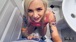 Blonde Alt Darling With Tattoos Leah Meow Wants Big Har