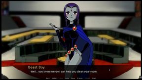 raven xxx simulator [rule 34 pornplay hentai game] monster green cock and deepthroat