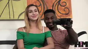 Ana Rose′s First BBC Goes All In On Her Tight Coed Hole!