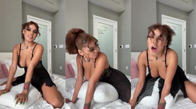 Latina pillow humps HUGE ORGASM *OF custom**