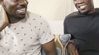 Black amateurs Blackberry and Kluv are having their fist raw sex on camera