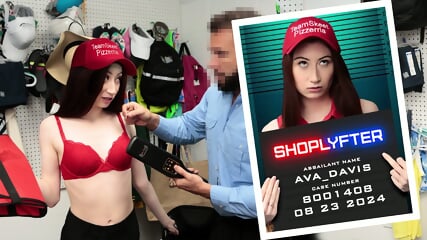 Ava Davis - Delivery Girl Tries To Steel