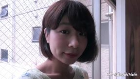 Angelic Asian babe gets creampied with a vibrator