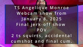 ts angelique monroe - webcam show from january 8, 2025