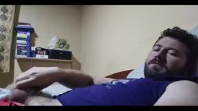 Smoking and Stroking My Cock