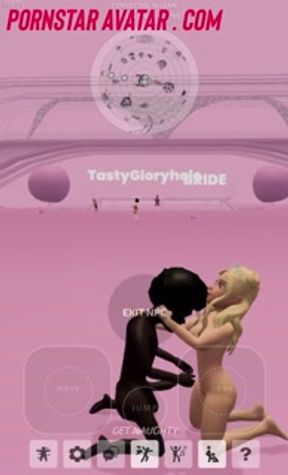 Walking around this virtual world as a BBC came across a bride on her knees