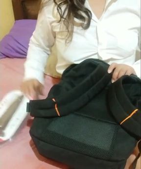 I Came Home Horny After College Because My Teacher Touched My Pussy