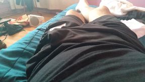 Big gay dad shows off his amazing cock