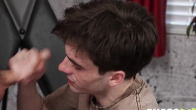 Broken Hearted Twink Hardcore Throat Fucked - ChaosMen