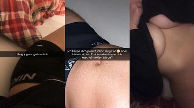 German teen sneaks onto Snapchat to fuck her best friend