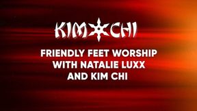 Friendly Feet Worship with Natalie Luxx and Kim Chi - WMV