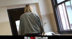 RealAltGuys.com - Tattooed punk Teddy B pisses before an intense solo masturbation se