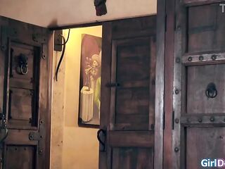 Spell crafting witch Giselle Palmer thought shed enchanted both her busty stepaunts Serene Siren and Kenzie Taylor but only one is lusting for vagina