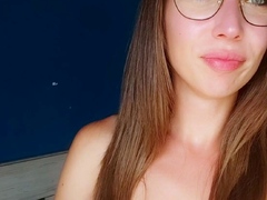 Pale amateur teen brunette Lynn Love