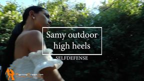 Samy outdoor high heels selfdefense