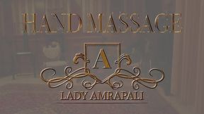 HAND MASSAGE  Total lenghts 3:08 minutes  Handmassage Slave Bdsm  Lady Amrapali  Herrin Mistress Domina