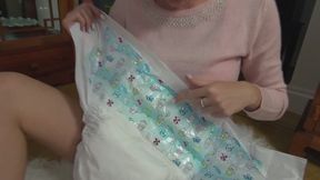 Danielle May Wears A Special Diaper